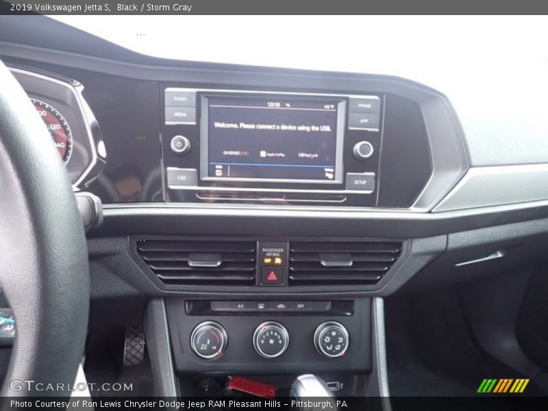 Black / Storm Gray 2019 Volkswagen Jetta S
