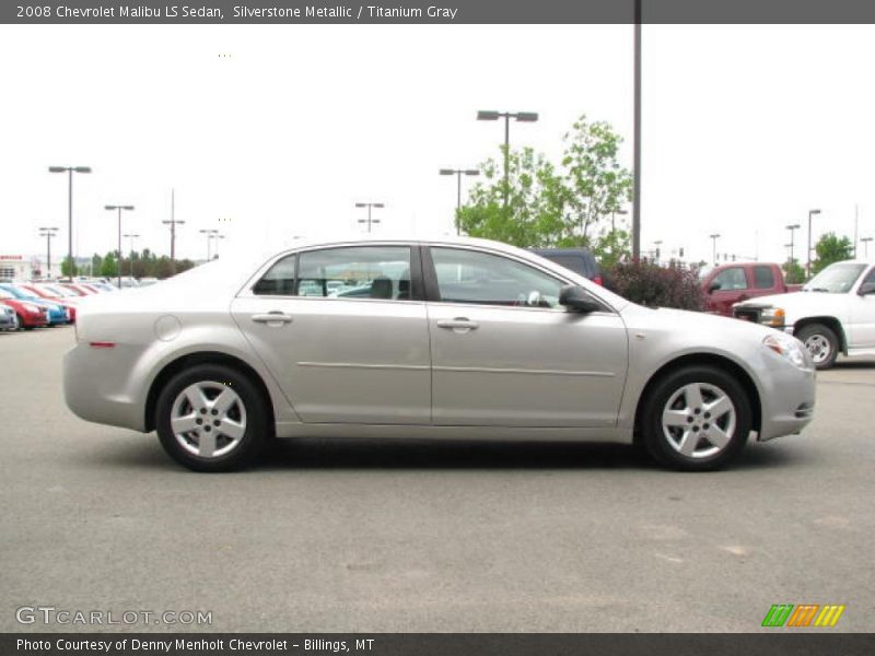 Silverstone Metallic / Titanium Gray 2008 Chevrolet Malibu LS Sedan