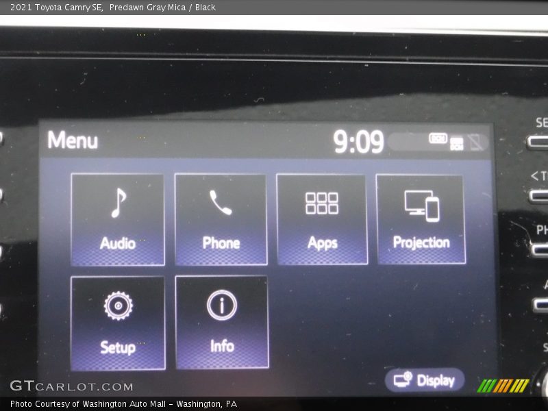 Predawn Gray Mica / Black 2021 Toyota Camry SE