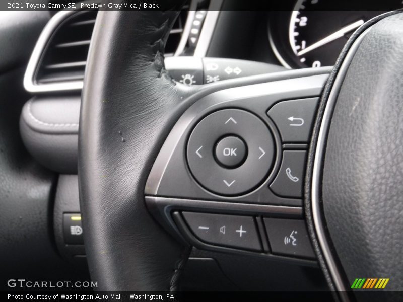 Predawn Gray Mica / Black 2021 Toyota Camry SE