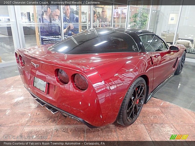 Monterey Red Metallic / Cashmere 2007 Chevrolet Corvette Coupe