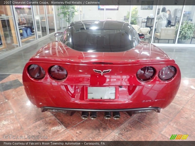 Monterey Red Metallic / Cashmere 2007 Chevrolet Corvette Coupe