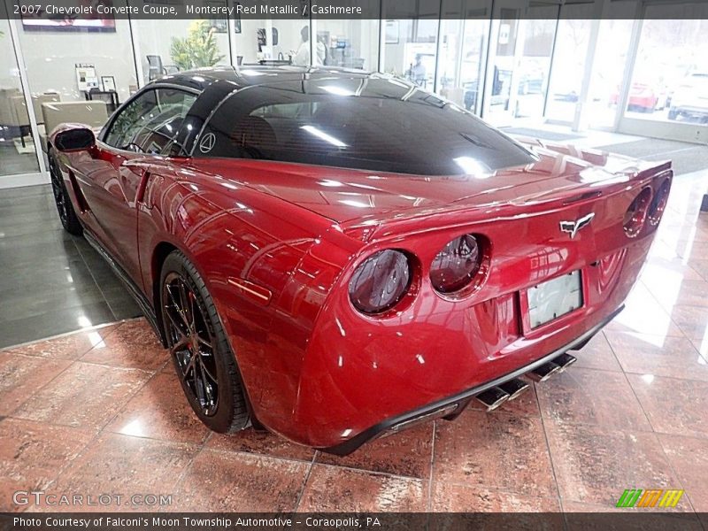 Monterey Red Metallic / Cashmere 2007 Chevrolet Corvette Coupe