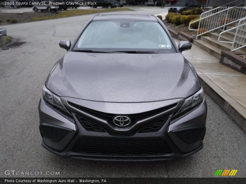 Predawn Gray Mica / Black 2021 Toyota Camry SE