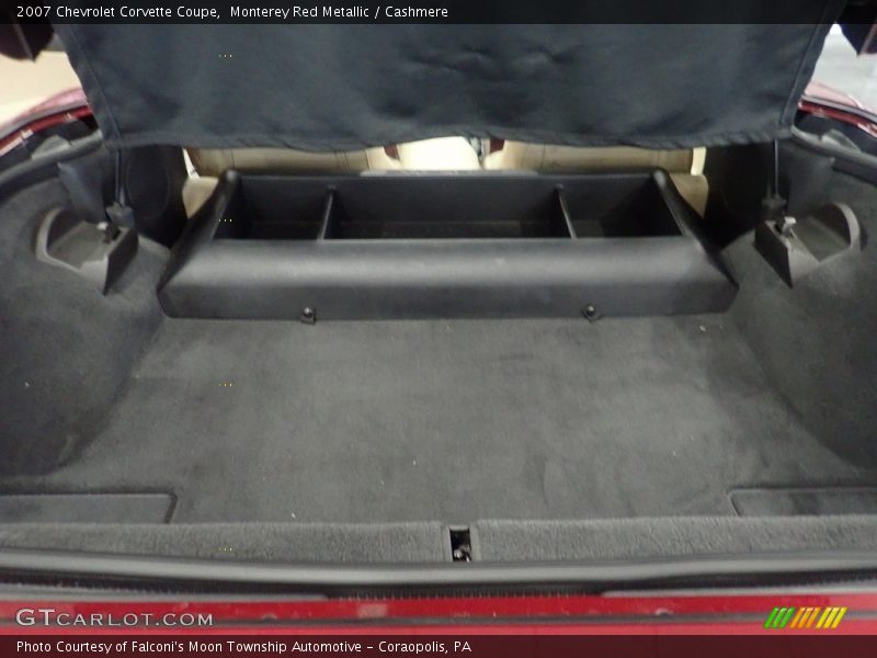 Monterey Red Metallic / Cashmere 2007 Chevrolet Corvette Coupe