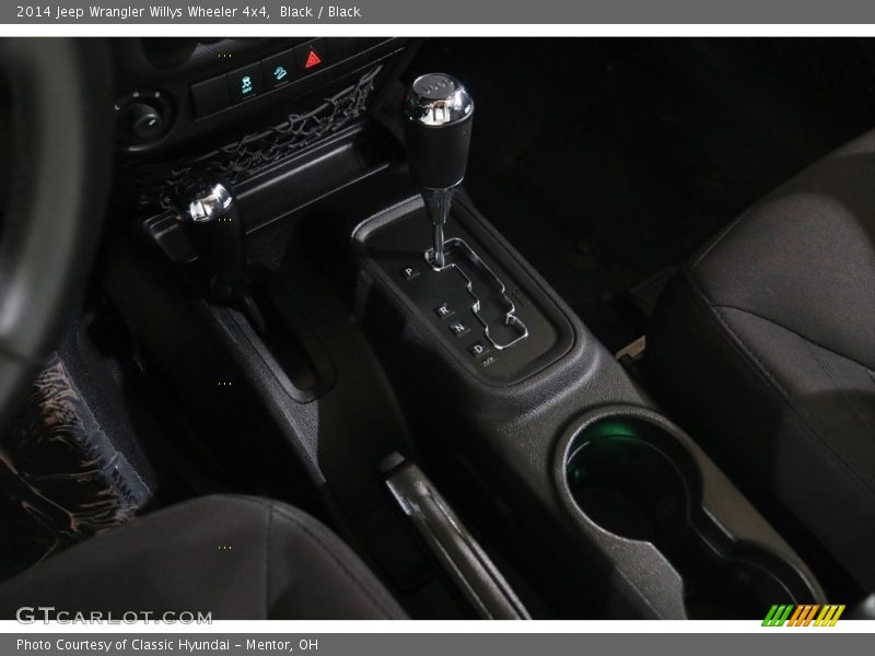 Black / Black 2014 Jeep Wrangler Willys Wheeler 4x4