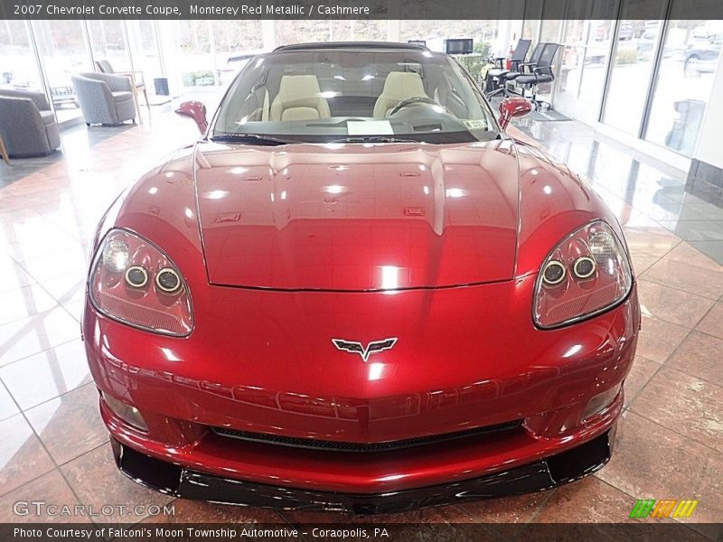 Monterey Red Metallic / Cashmere 2007 Chevrolet Corvette Coupe