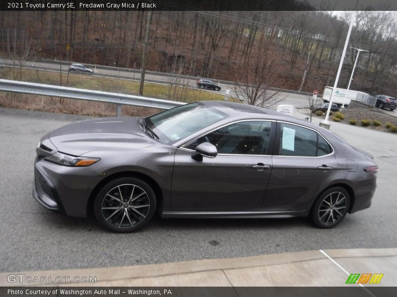 Predawn Gray Mica / Black 2021 Toyota Camry SE