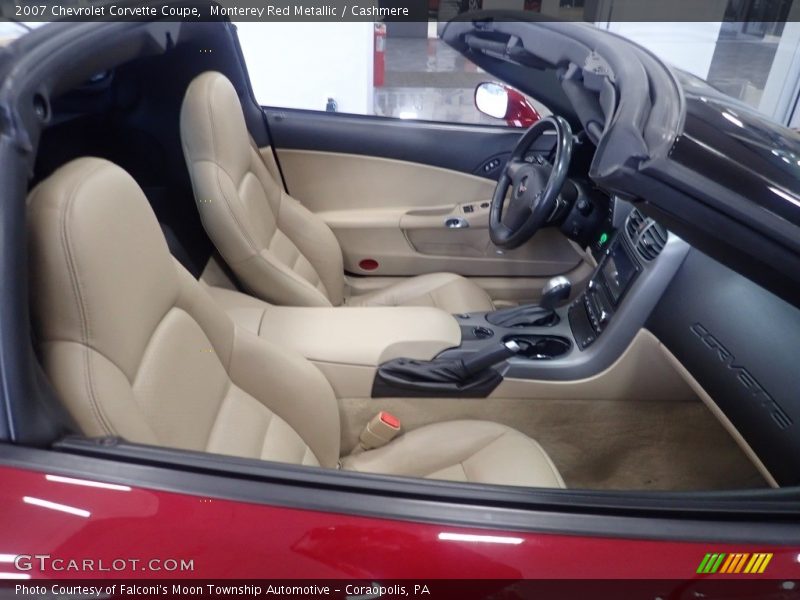 Monterey Red Metallic / Cashmere 2007 Chevrolet Corvette Coupe