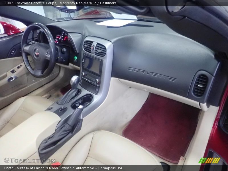 Monterey Red Metallic / Cashmere 2007 Chevrolet Corvette Coupe