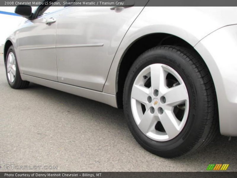 Silverstone Metallic / Titanium Gray 2008 Chevrolet Malibu LS Sedan