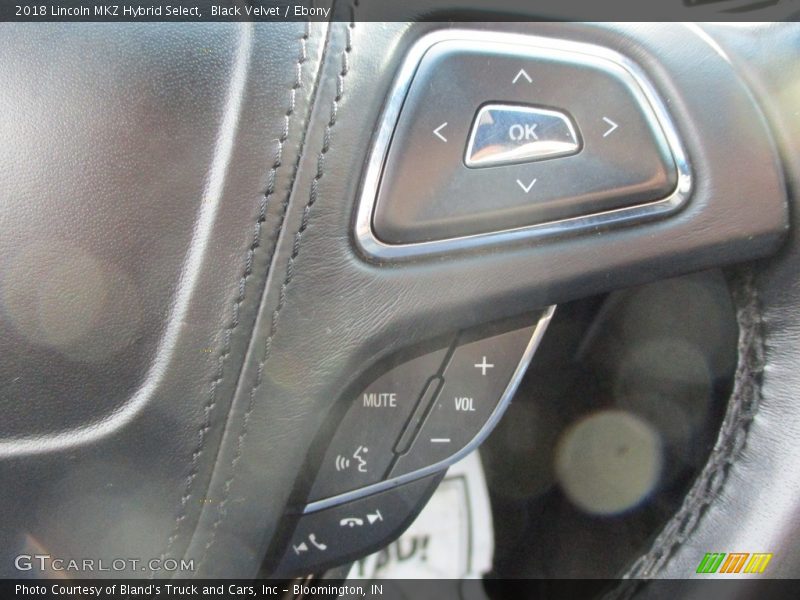 Black Velvet / Ebony 2018 Lincoln MKZ Hybrid Select