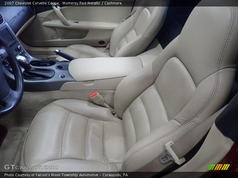 Monterey Red Metallic / Cashmere 2007 Chevrolet Corvette Coupe