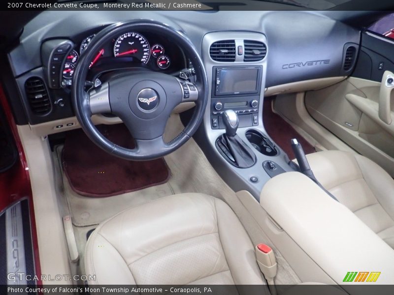 Monterey Red Metallic / Cashmere 2007 Chevrolet Corvette Coupe