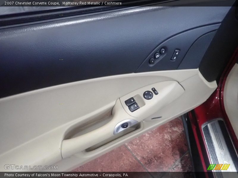 Monterey Red Metallic / Cashmere 2007 Chevrolet Corvette Coupe