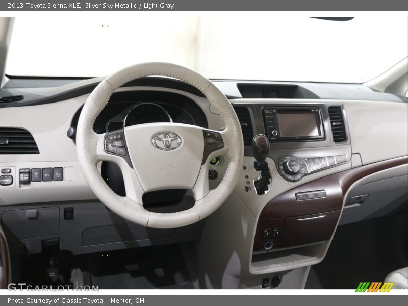 Silver Sky Metallic / Light Gray 2013 Toyota Sienna XLE