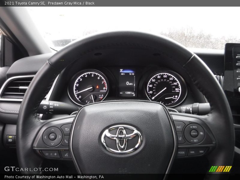 Predawn Gray Mica / Black 2021 Toyota Camry SE