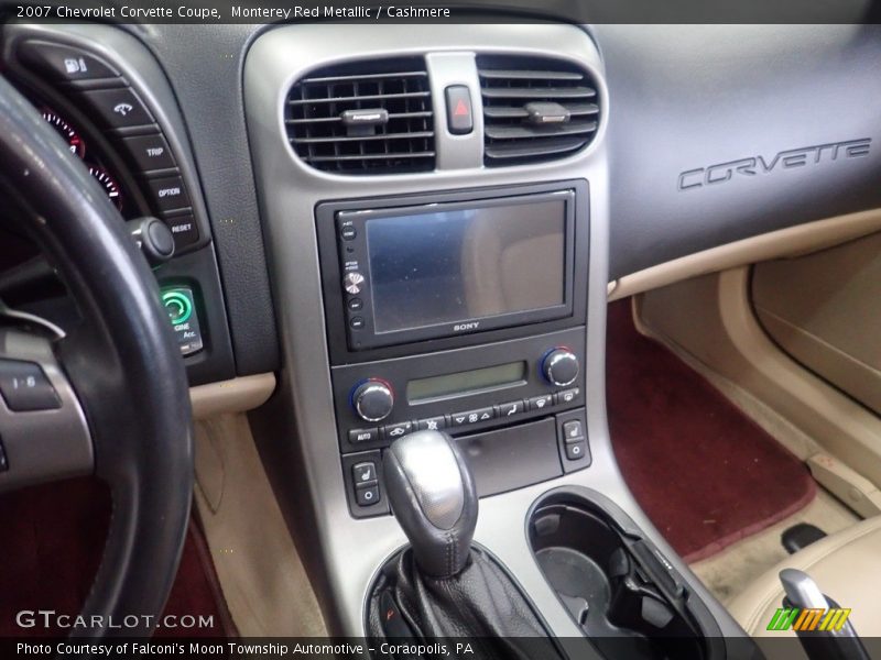 Monterey Red Metallic / Cashmere 2007 Chevrolet Corvette Coupe
