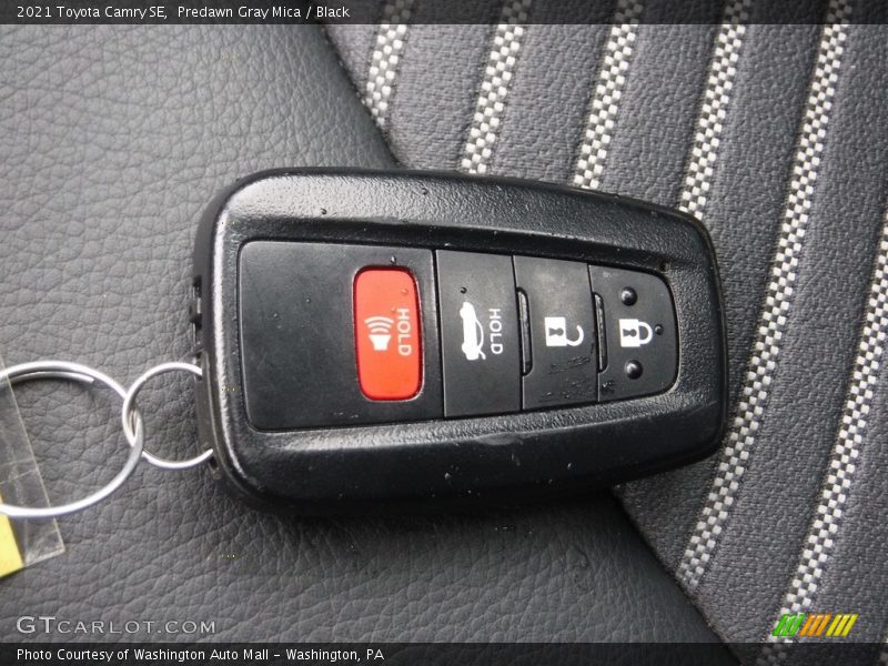Predawn Gray Mica / Black 2021 Toyota Camry SE