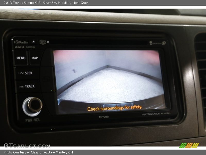 Silver Sky Metallic / Light Gray 2013 Toyota Sienna XLE