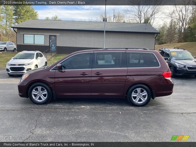 Dark Cherry Pearl / Black 2010 Honda Odyssey Touring
