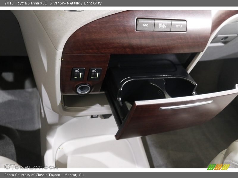 Silver Sky Metallic / Light Gray 2013 Toyota Sienna XLE