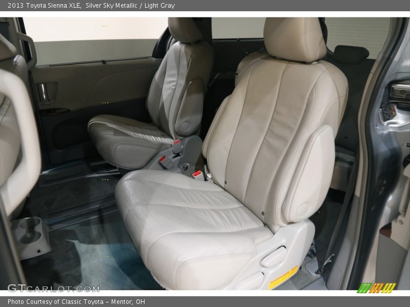 Silver Sky Metallic / Light Gray 2013 Toyota Sienna XLE