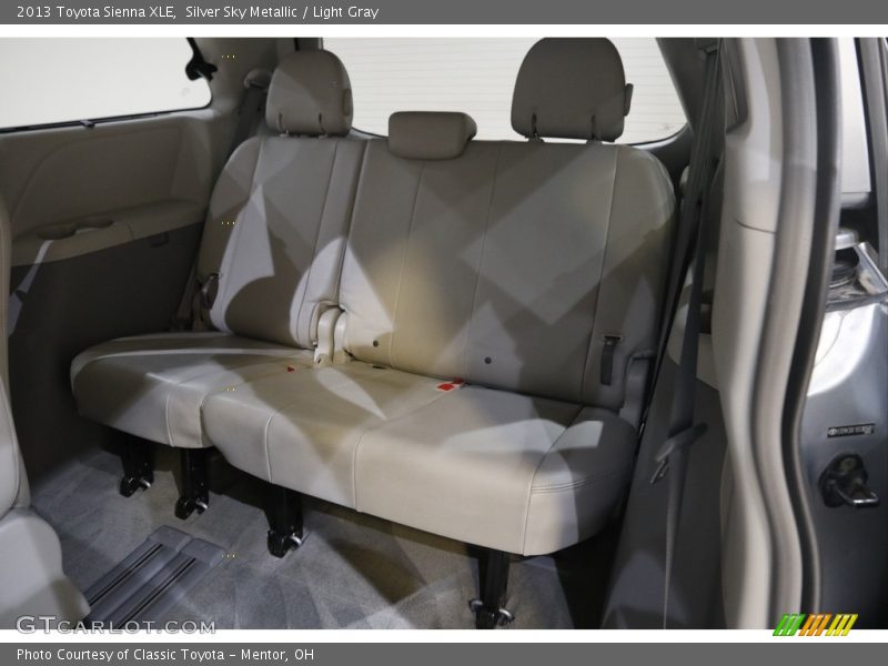 Silver Sky Metallic / Light Gray 2013 Toyota Sienna XLE