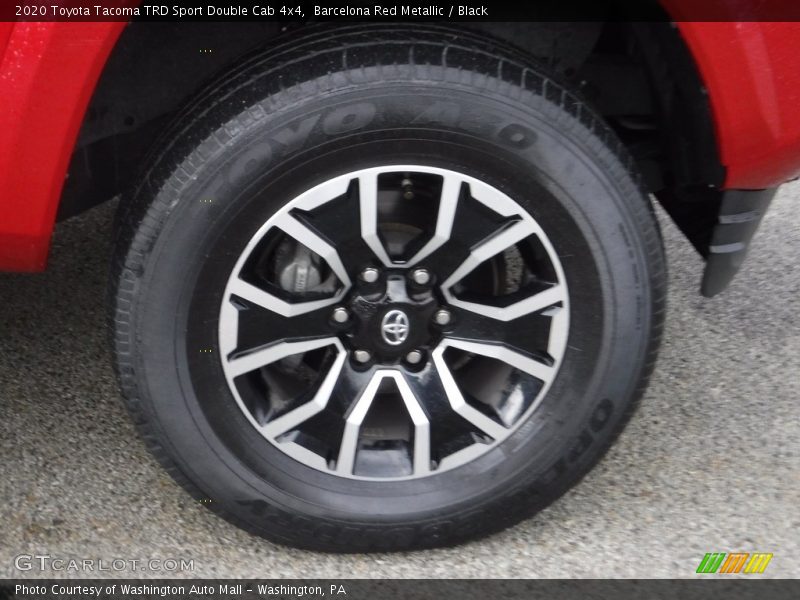 Barcelona Red Metallic / Black 2020 Toyota Tacoma TRD Sport Double Cab 4x4