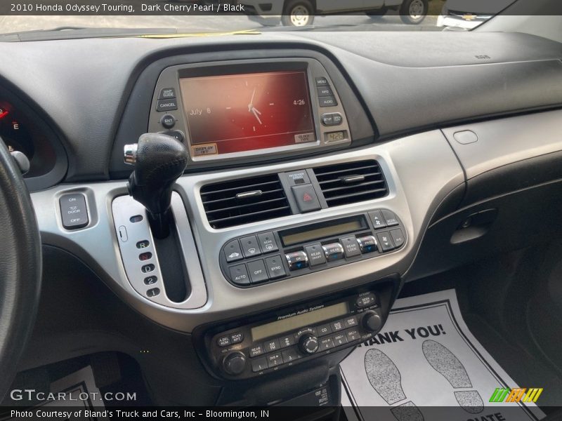 Dark Cherry Pearl / Black 2010 Honda Odyssey Touring