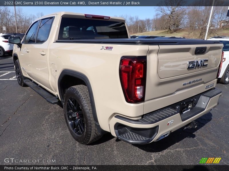 Desert Sand Metallic / Jet Black 2022 GMC Sierra 1500 Elevation Crew Cab 4WD