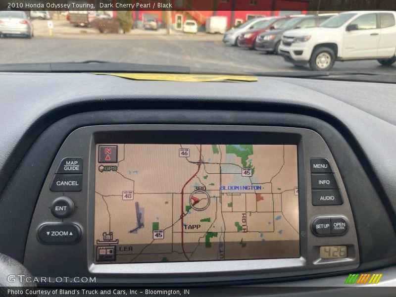 Dark Cherry Pearl / Black 2010 Honda Odyssey Touring