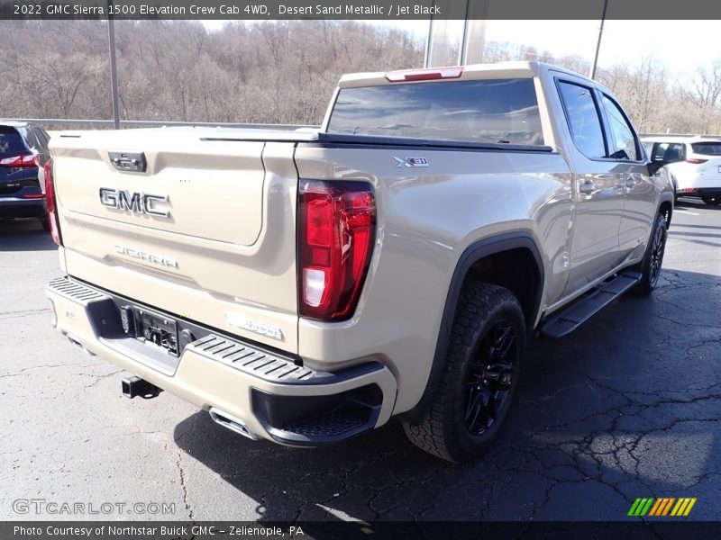 Desert Sand Metallic / Jet Black 2022 GMC Sierra 1500 Elevation Crew Cab 4WD