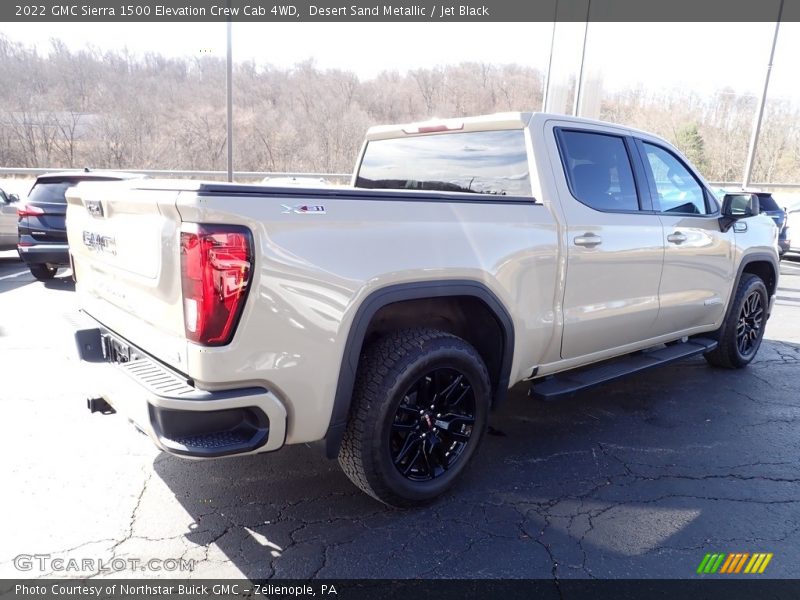 Desert Sand Metallic / Jet Black 2022 GMC Sierra 1500 Elevation Crew Cab 4WD