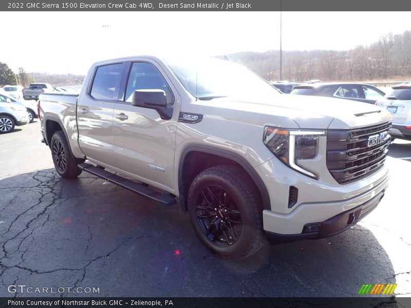 Front 3/4 View of 2022 Sierra 1500 Elevation Crew Cab 4WD