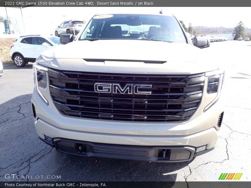 Desert Sand Metallic / Jet Black 2022 GMC Sierra 1500 Elevation Crew Cab 4WD