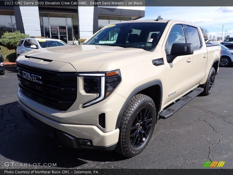 Front 3/4 View of 2022 Sierra 1500 Elevation Crew Cab 4WD
