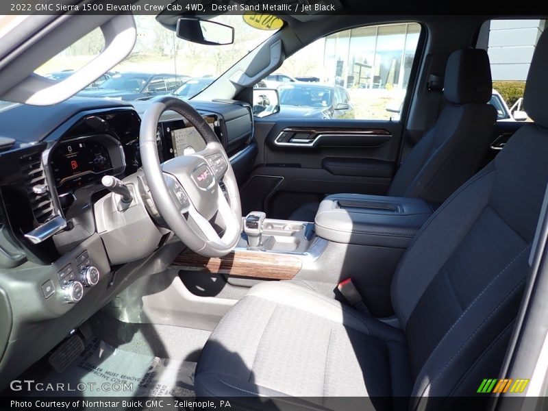 Desert Sand Metallic / Jet Black 2022 GMC Sierra 1500 Elevation Crew Cab 4WD