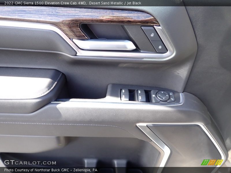 Desert Sand Metallic / Jet Black 2022 GMC Sierra 1500 Elevation Crew Cab 4WD