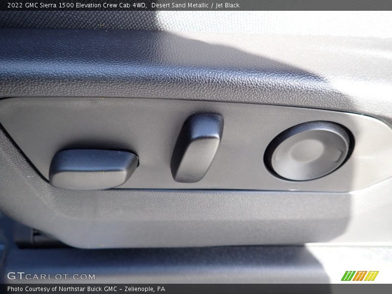 Desert Sand Metallic / Jet Black 2022 GMC Sierra 1500 Elevation Crew Cab 4WD