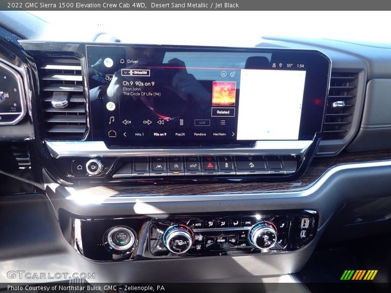 Desert Sand Metallic / Jet Black 2022 GMC Sierra 1500 Elevation Crew Cab 4WD