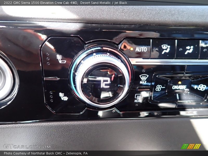 Desert Sand Metallic / Jet Black 2022 GMC Sierra 1500 Elevation Crew Cab 4WD