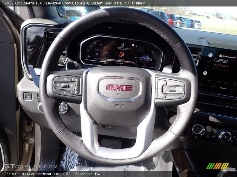  2022 Sierra 1500 Elevation Crew Cab 4WD Steering Wheel