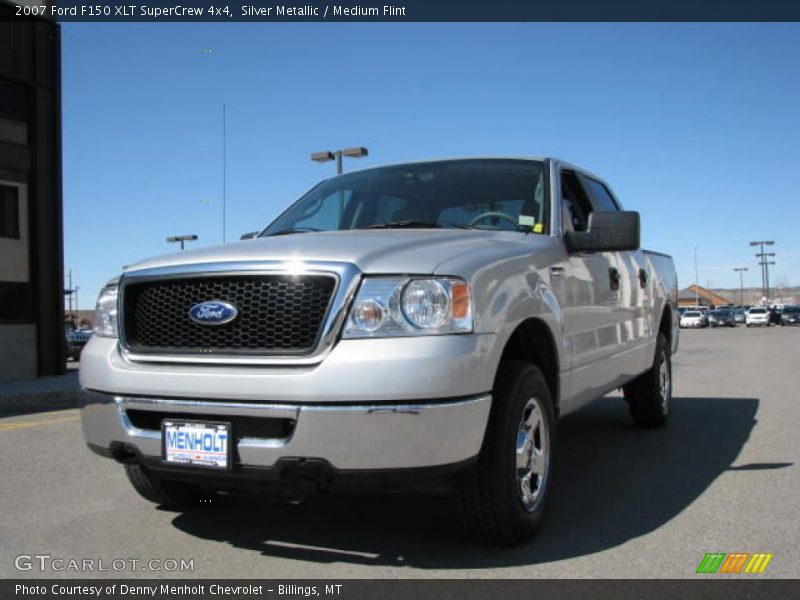 Silver Metallic / Medium Flint 2007 Ford F150 XLT SuperCrew 4x4