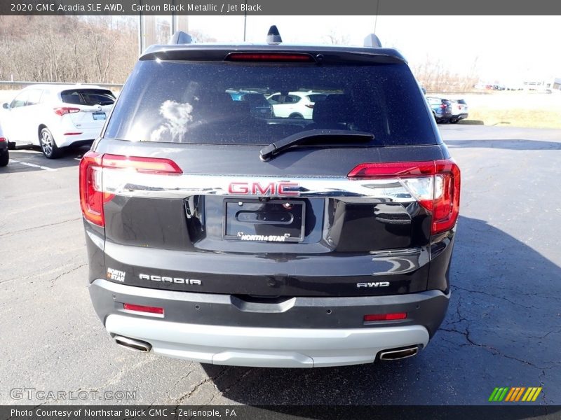 Carbon Black Metallic / Jet Black 2020 GMC Acadia SLE AWD