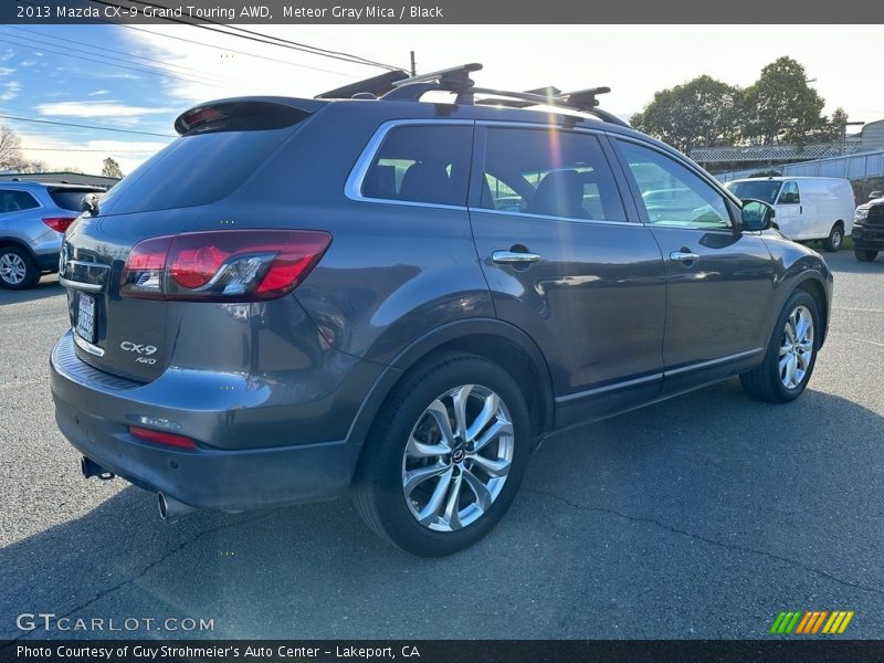 Meteor Gray Mica / Black 2013 Mazda CX-9 Grand Touring AWD