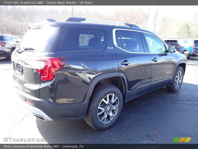 Carbon Black Metallic / Jet Black 2020 GMC Acadia SLE AWD