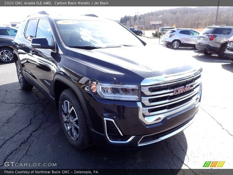 Carbon Black Metallic / Jet Black 2020 GMC Acadia SLE AWD