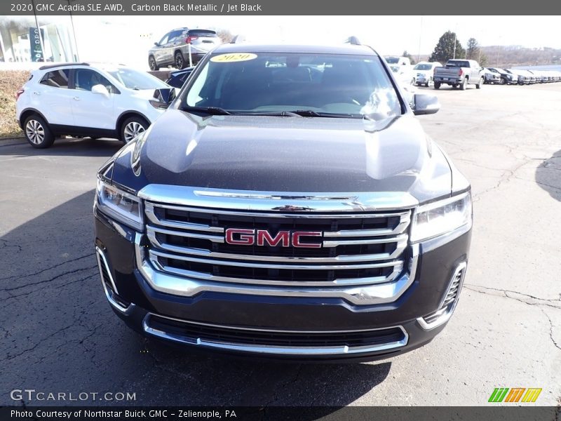 Carbon Black Metallic / Jet Black 2020 GMC Acadia SLE AWD