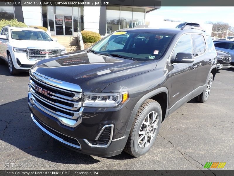 Carbon Black Metallic / Jet Black 2020 GMC Acadia SLE AWD